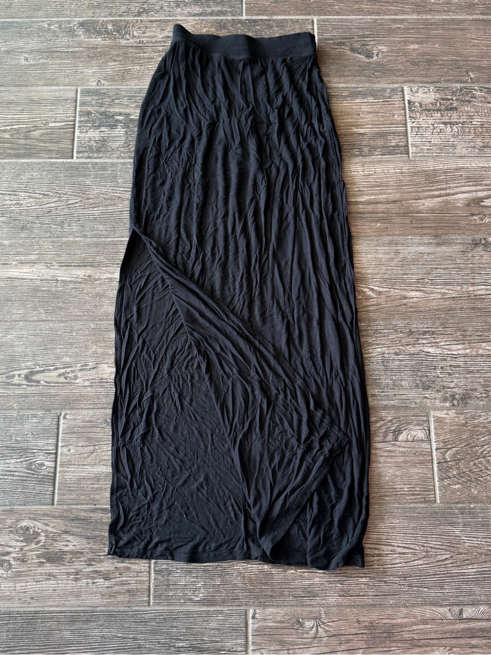 Zara Long Maxi Skirt with Side Slit - Picture 2 of 3